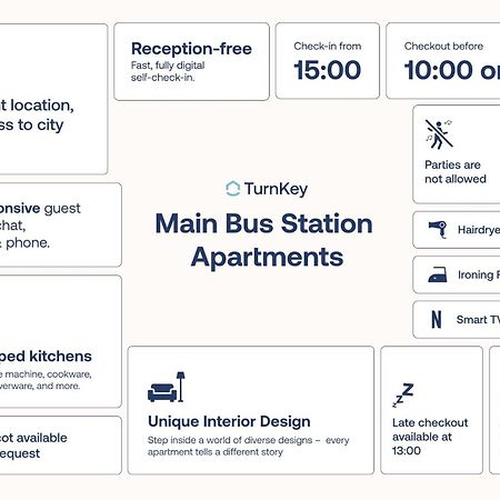 Turnkey I Main Bus Station Apartments Praga Esterno foto